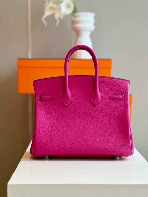 HN 25 Pink Togo leather Palladium Hardware