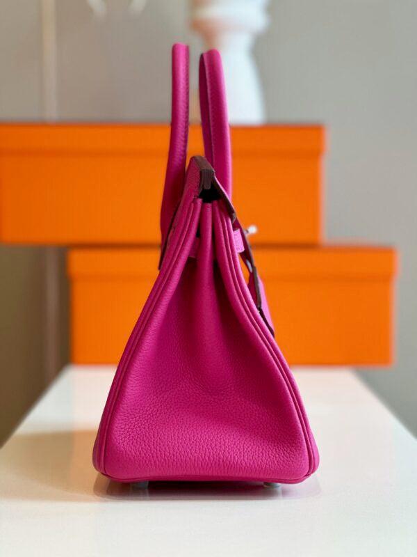 HN 25 Pink Togo leather Palladium Hardware
