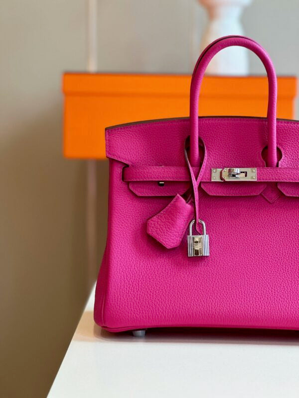 HN 25 Pink Togo leather Palladium Hardware