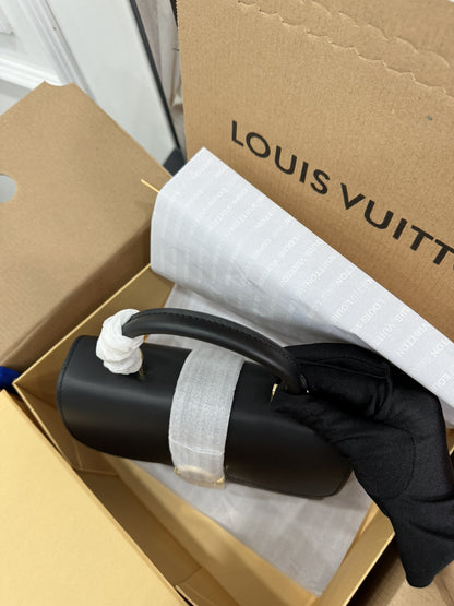 Louis Vuitton LV Locky BB Monogram Mix Black Brown Handbags 20×7.5x16cm