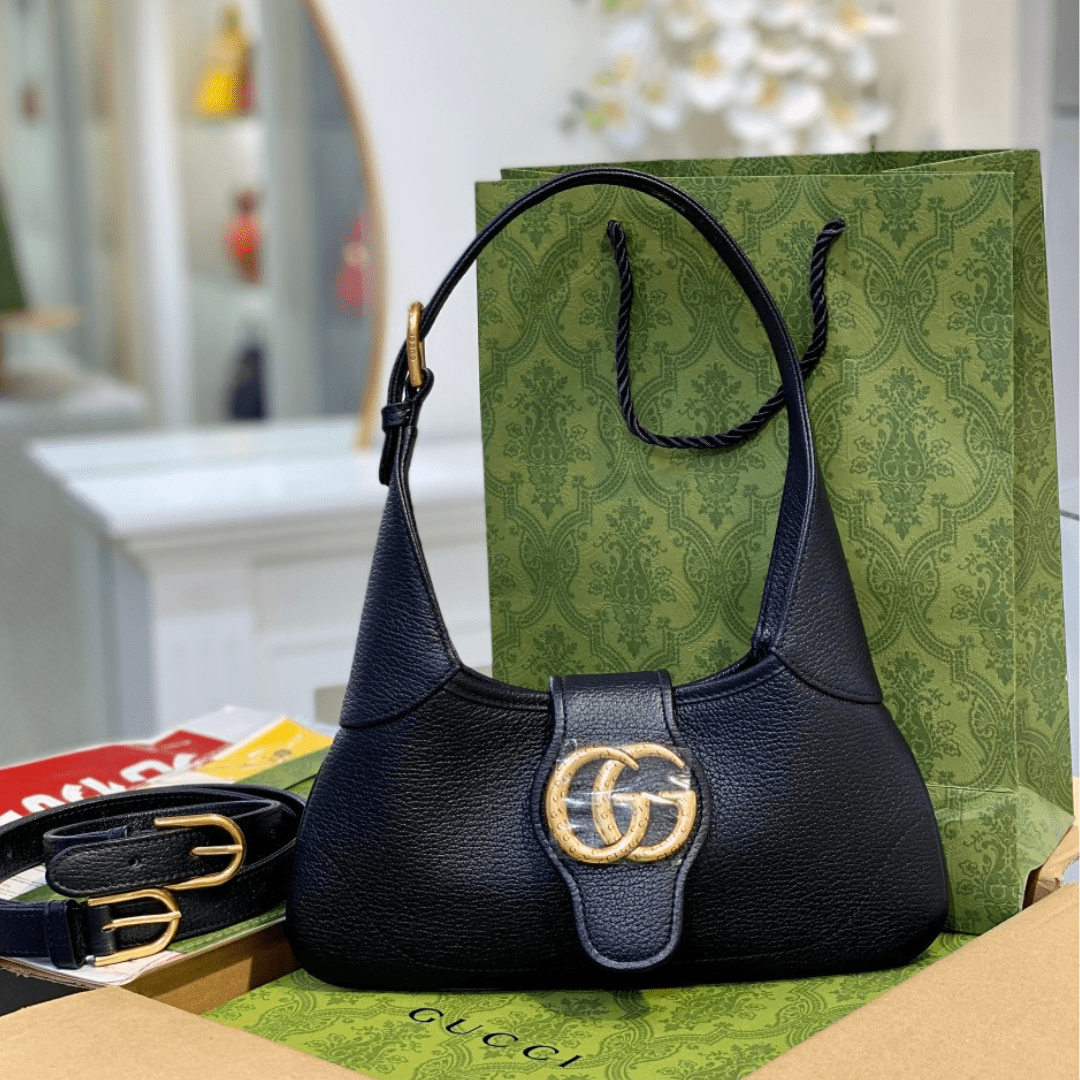 Gucci Like Auth Women’s Handbag Black 28cm