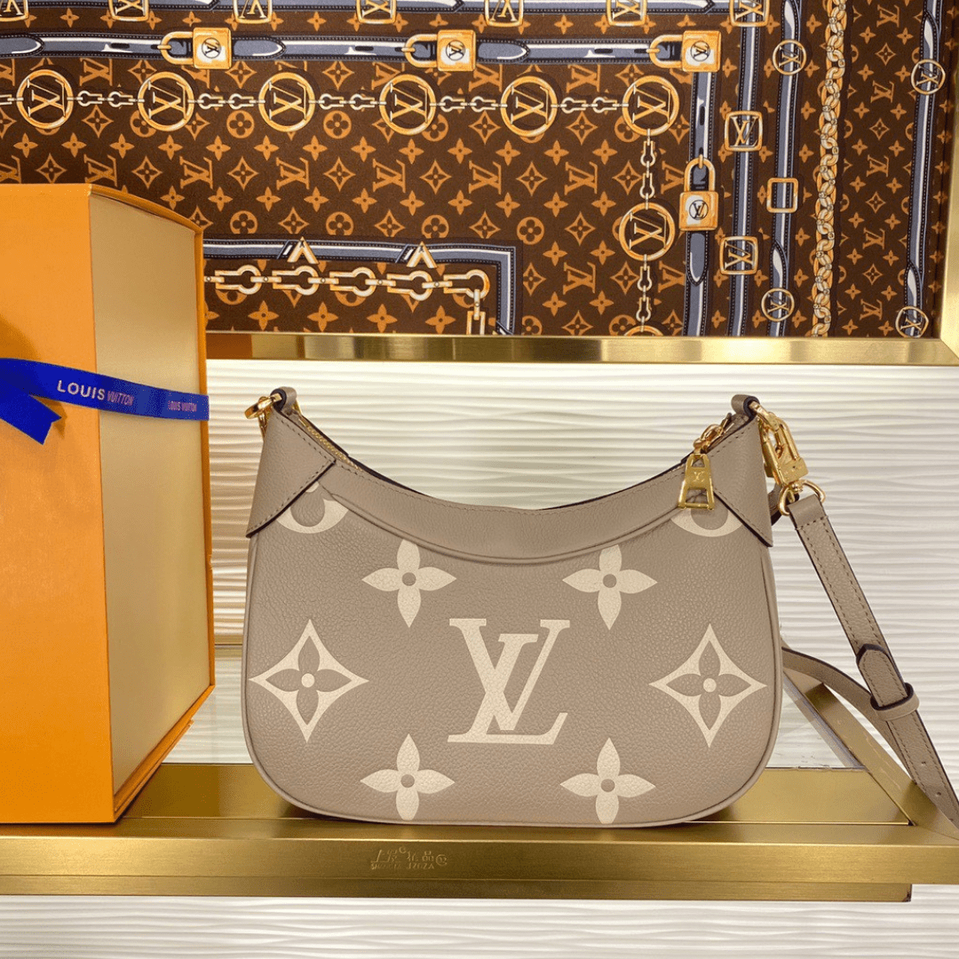 Louis Vuitton LV Bagatelle Monogram Like Auth Handbags 24x18cm