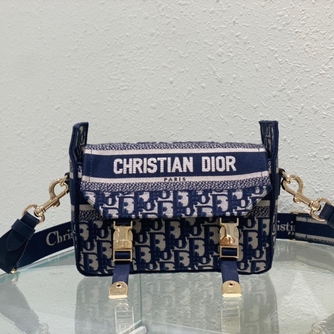 Dior Camp Women’s Canvas Patterned Handbag 25x15x8cm