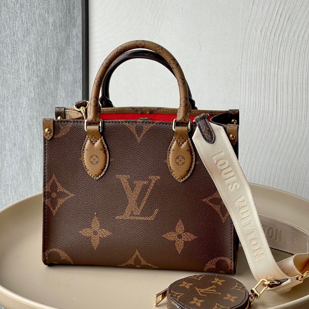 Louis Vuitton LV On The Go Like Auth Handbags LV Pattern 25x19x11.5cm