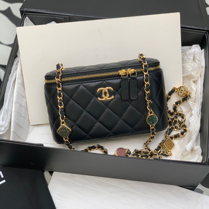 Chanel Mini Bag Handbags Sheep Skin Handle Mix 17cm