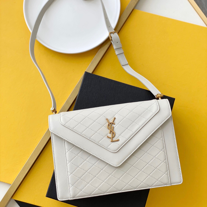 Saint Laurent Quilted Lambskin Gaby Mini Shoulder Bag