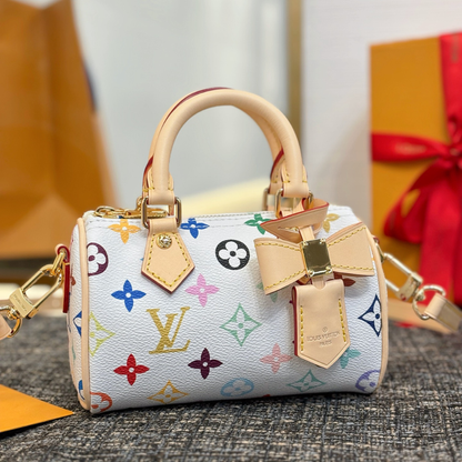 Louis Vuitton X Takashi Murakami Nano Speedy Bag