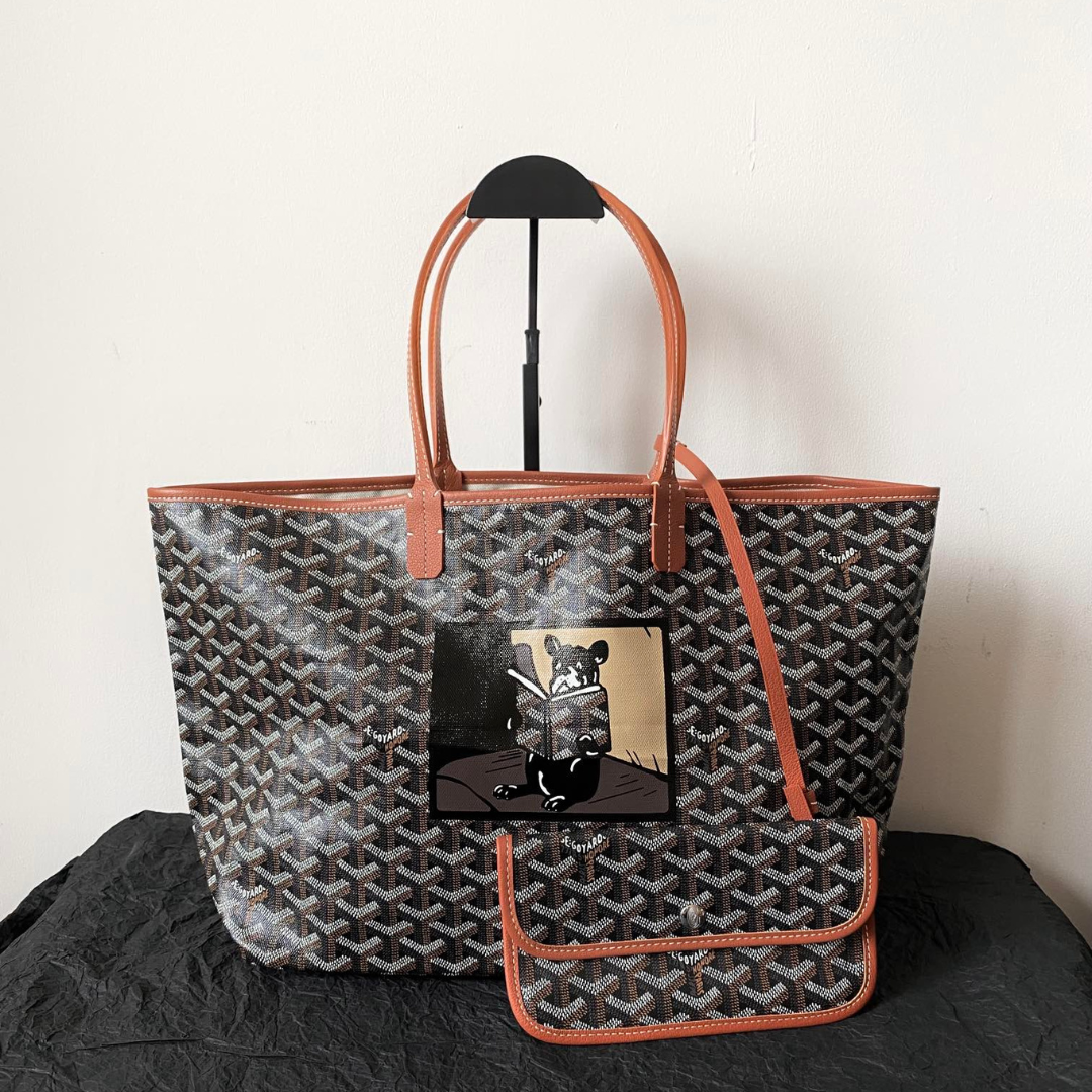 GOYARD Goyardine Artois MM Tote Bag