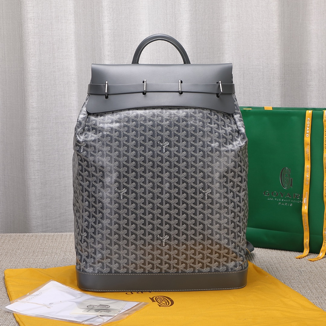 Goyard Steamer PM Grey Backpack