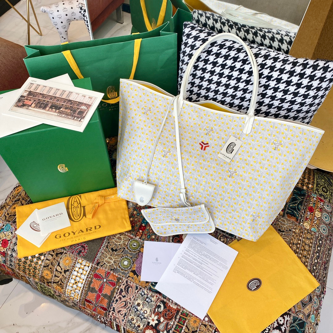 Goyard limited edition Saint Louis Claire-Voie GM Bag /Tote – Yellow
