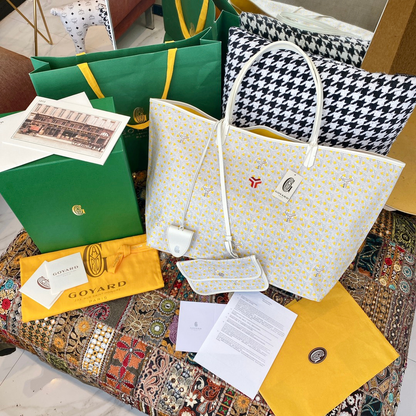 Goyard limited edition Saint Louis Claire-Voie GM Bag /Tote – Yellow