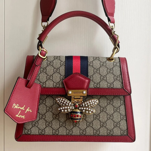 Gucci Queen Margarnet Bag in Red