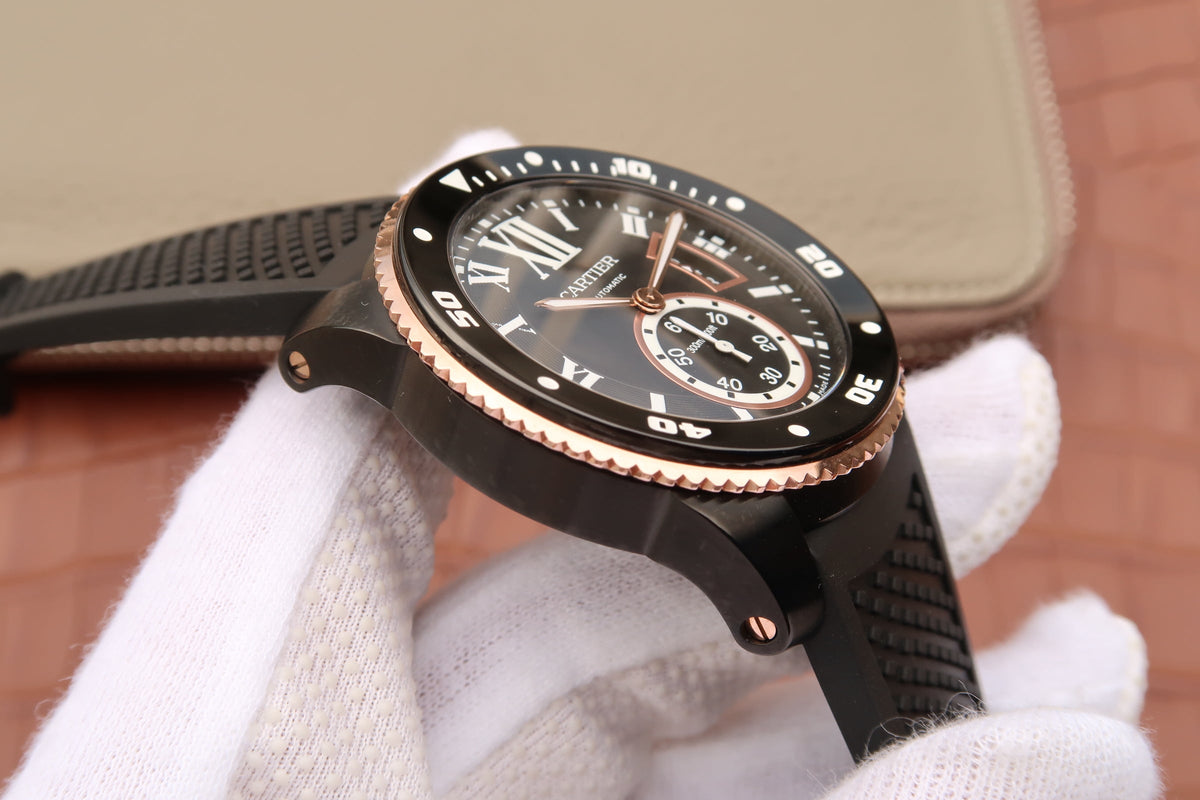 CALIBRE DIVER 42 AUTOMATIC BLACK CASE BLACK DIAL