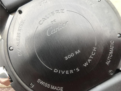 CALIBRE DIVER 42 AUTOMATIC BLACK CASE STEEL BEZEL