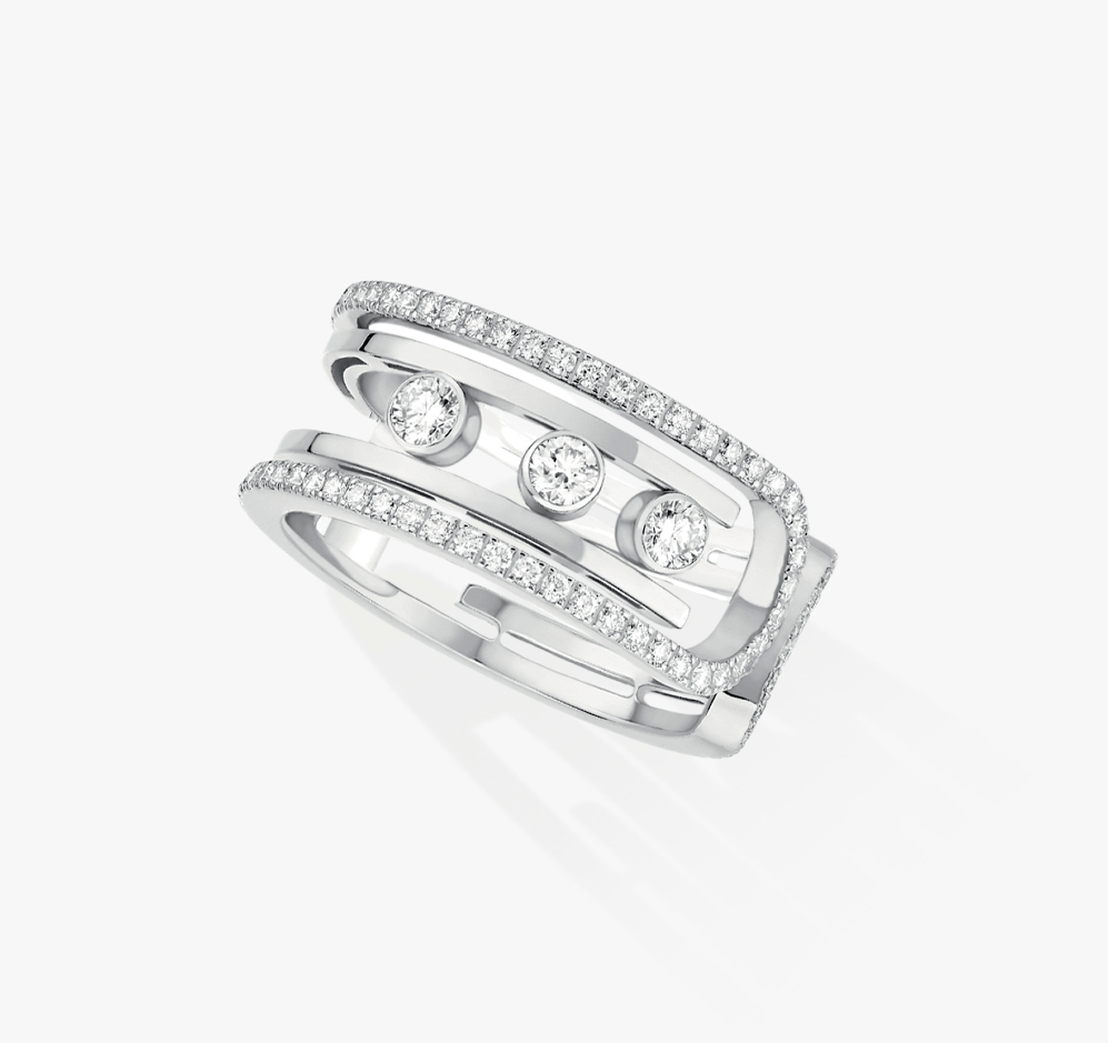 MOVE 10TH DIAMOND OPEN RING
