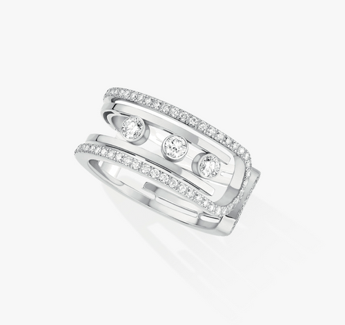 MOVE 10TH DIAMOND OPEN RING