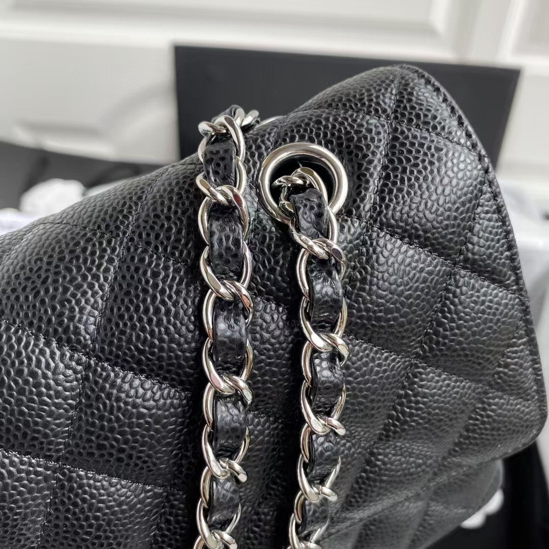 Chanel Classic Flap Medium Sliver Hardware