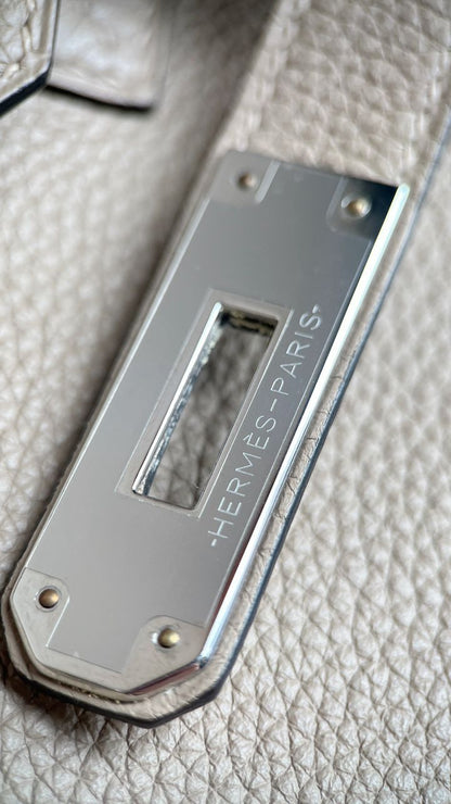 HN 30cm Gris Tourterelle Palladium hardware