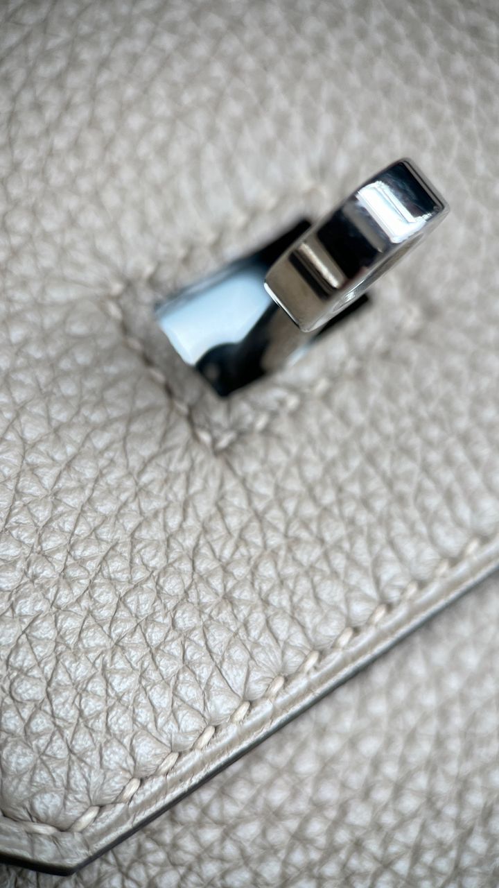 HN 30cm Gris Tourterelle Palladium hardware