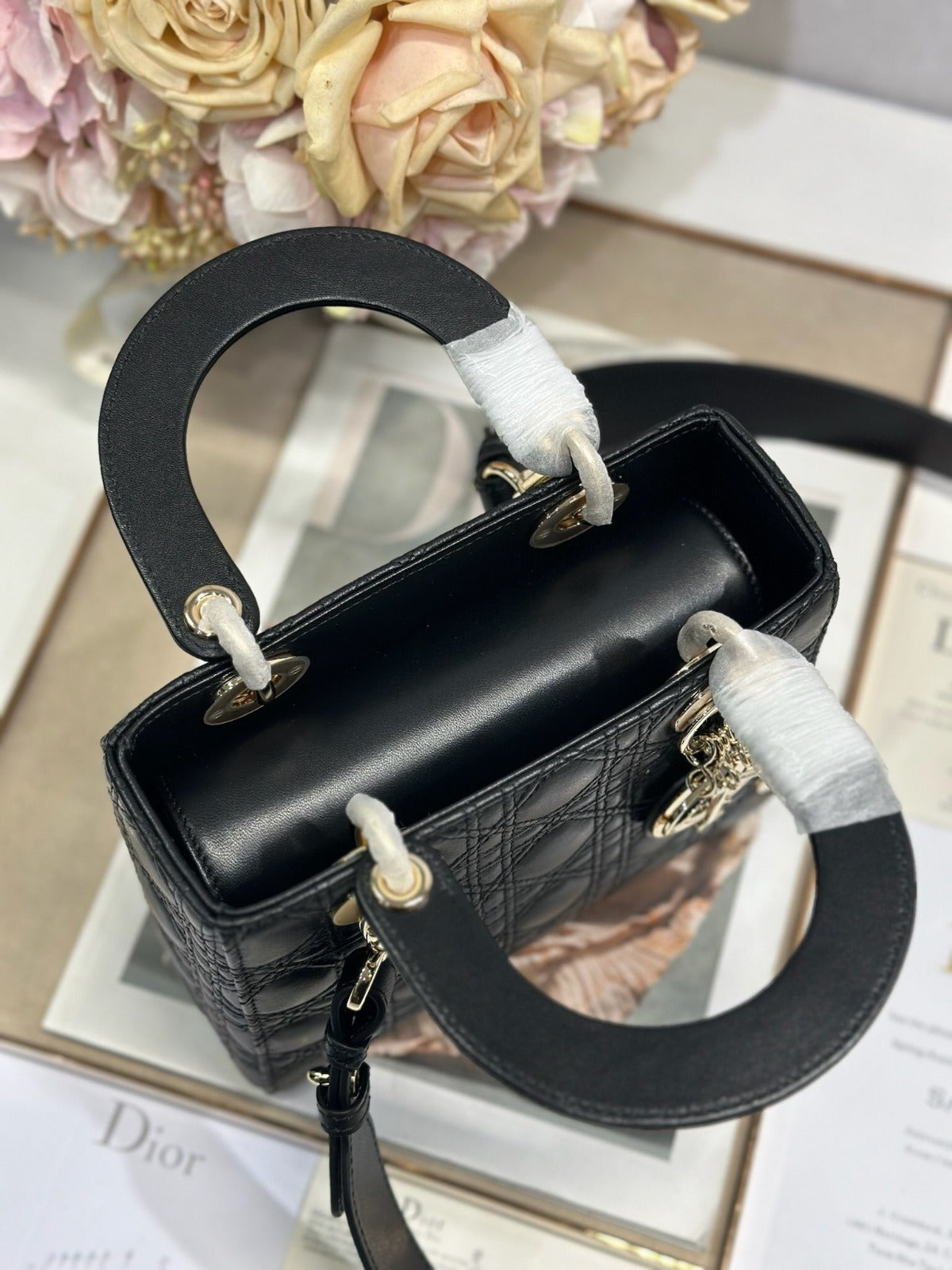 Dior Lady Small Black Handbag