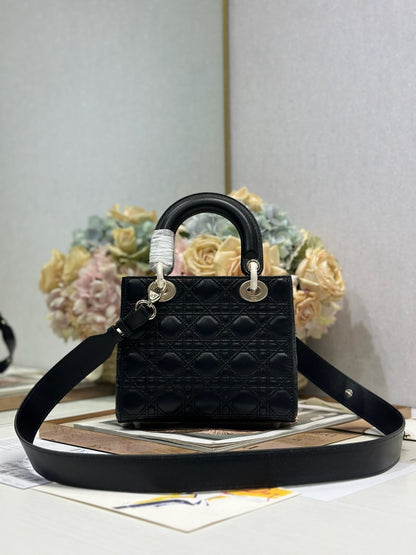 Dior Lady Small Black Handbag