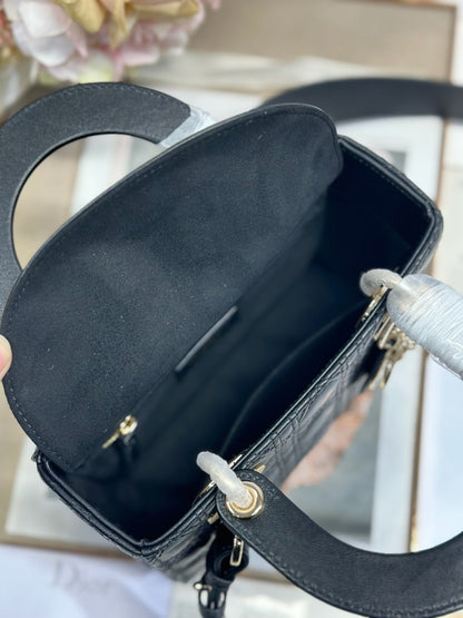 Dior Lady Small Black Handbag