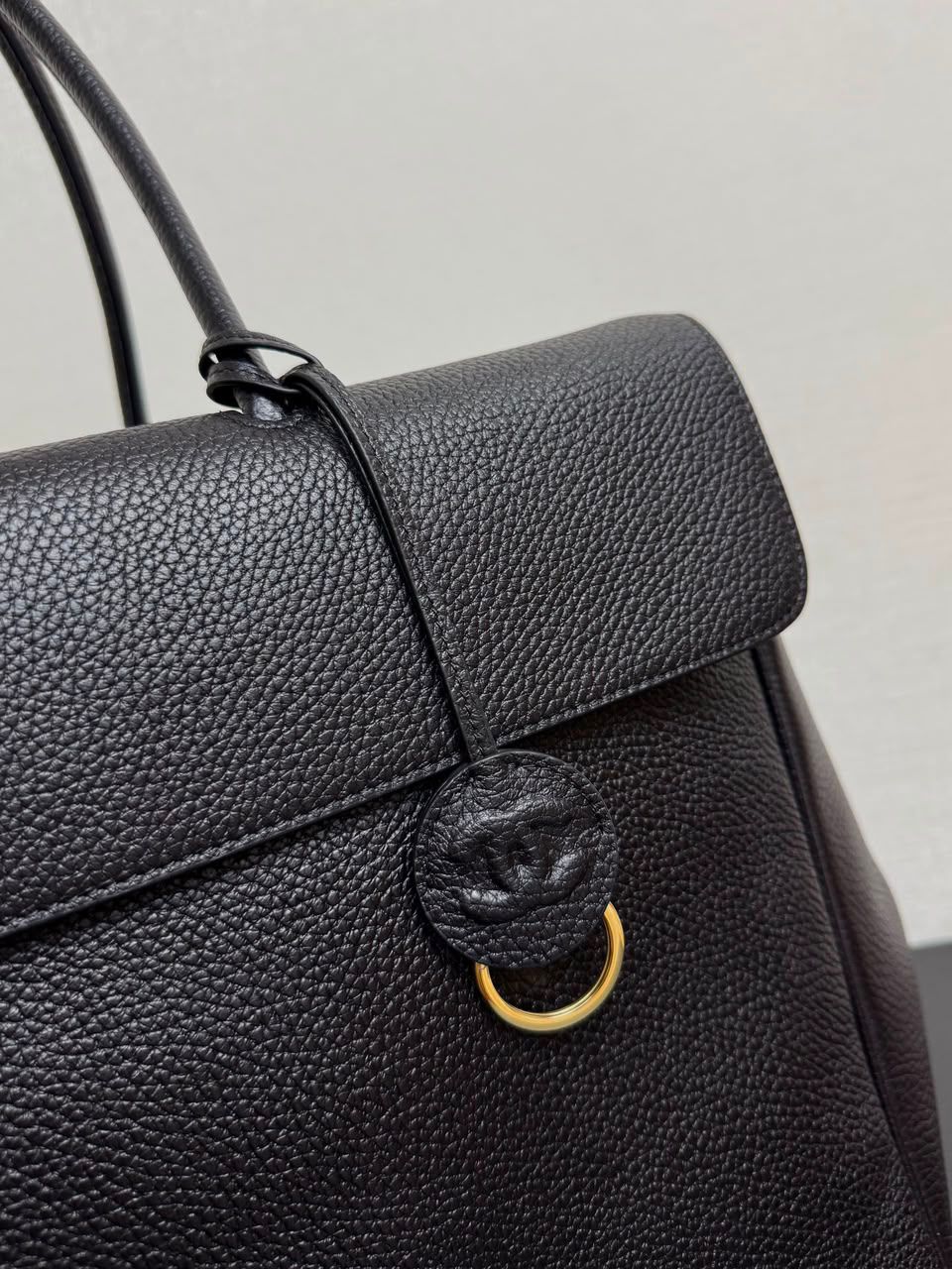 Chanel Large Shopping Bag in black grained calfskin