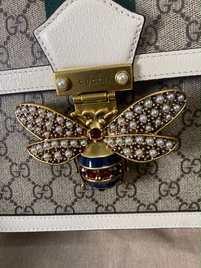 Gucci Queen Margarnet Bag White