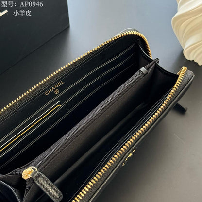 Chanel 19 Long Zip Around Wallet