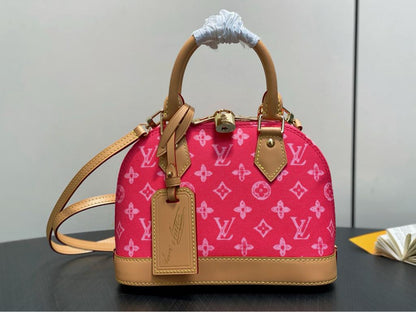 Louis Vuitton Alma BB in Monogram Origine Rose Ruban