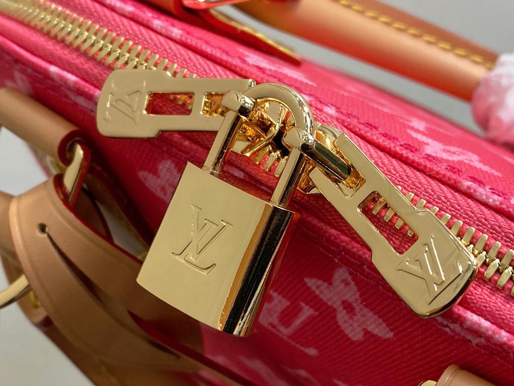 Louis Vuitton Alma BB in Monogram Origine Rose Ruban