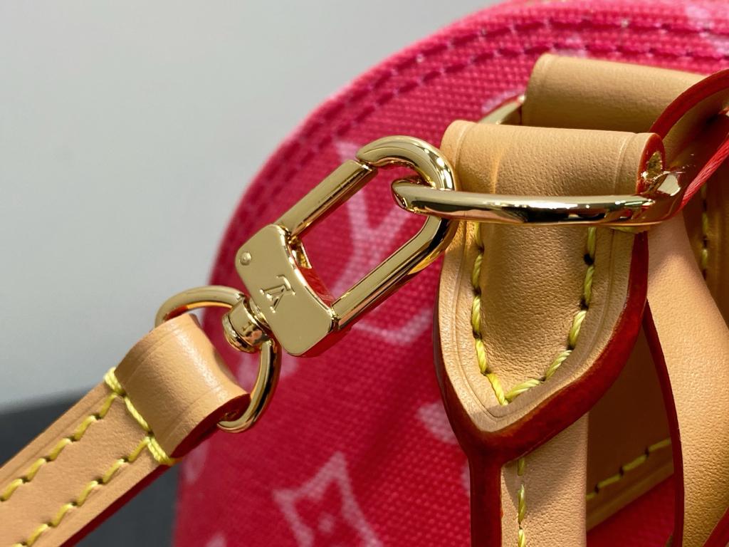 Louis Vuitton Alma BB in Monogram Origine Rose Ruban