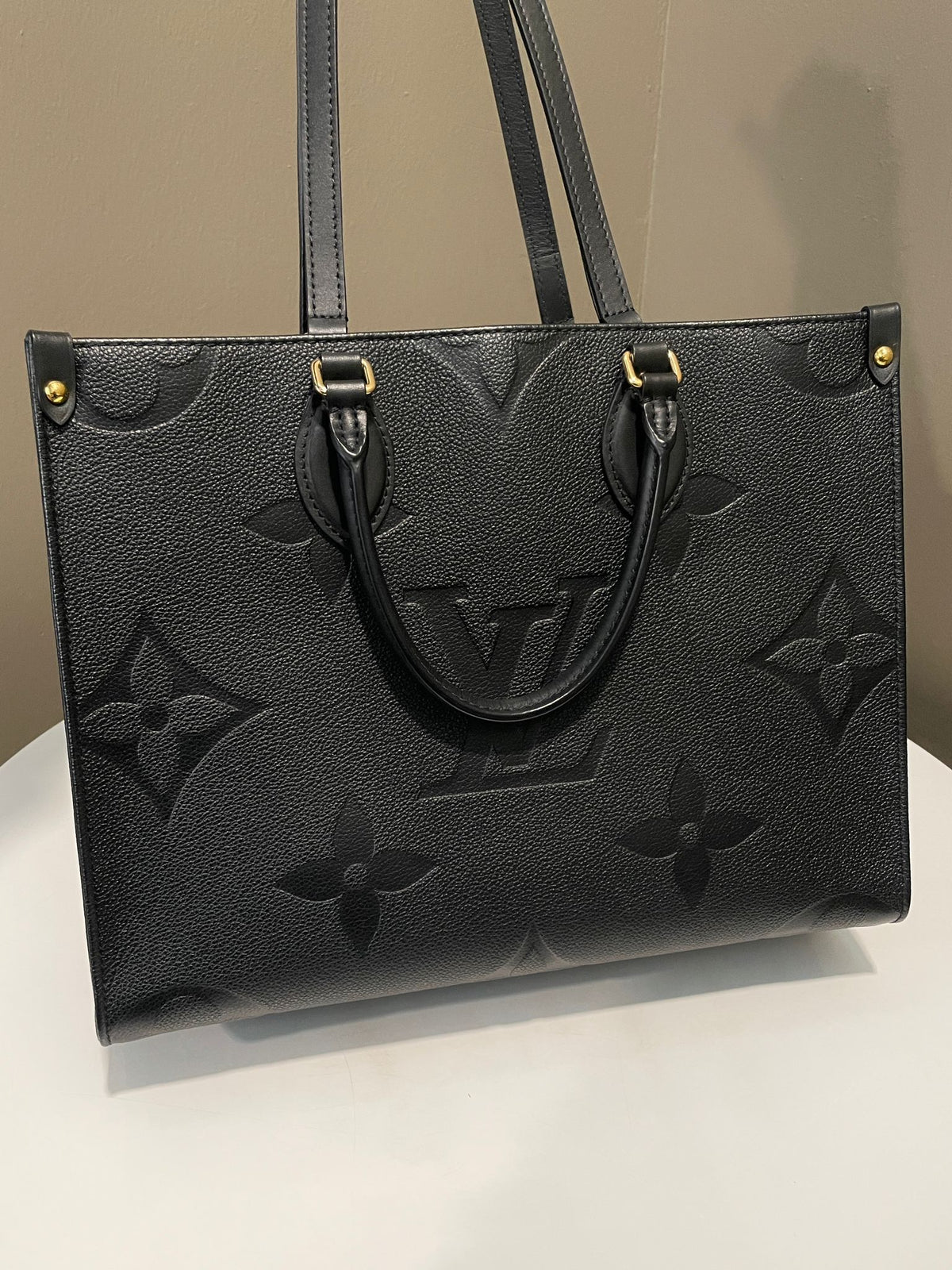 Louis Vuitton Black Empreinte Monogram Giant Onthego MM