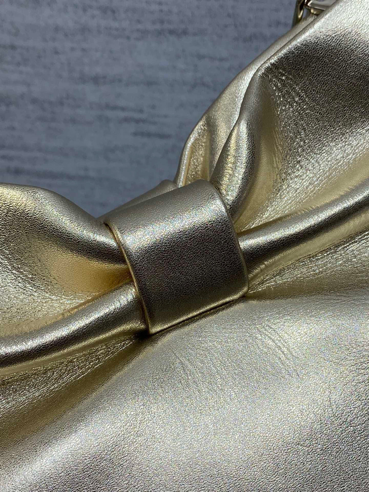 Dior Bow Bag Gold Lambskin