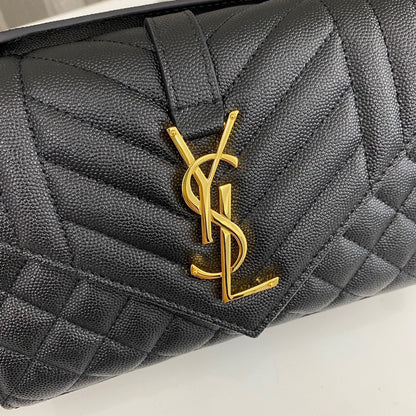 Saint Laurent Envelope Bag Small Black