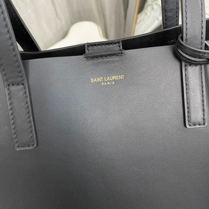SAINT LAURENT East West grained leather tote