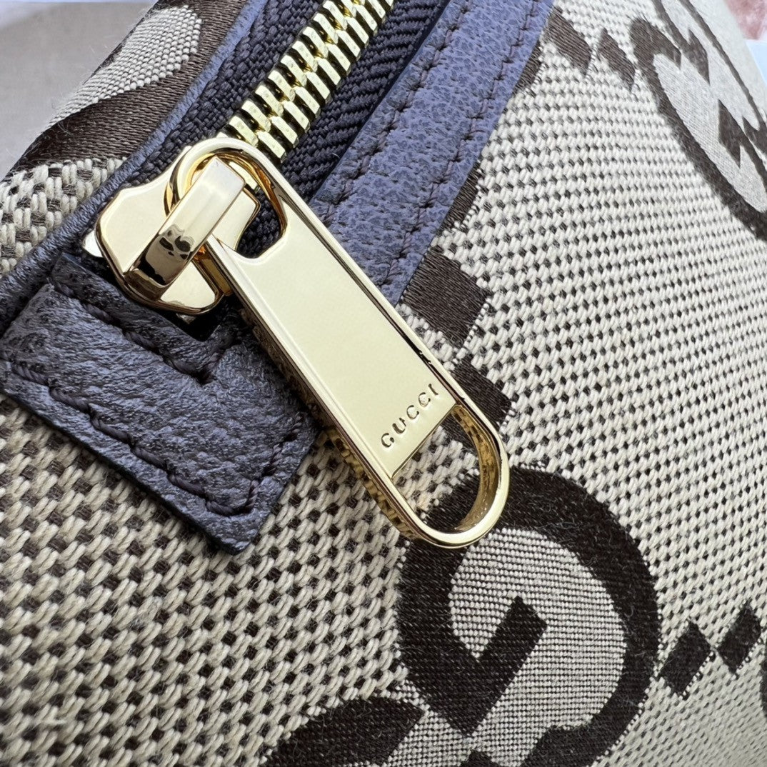 Gucci Belt Bag Jumbo GG Canvas Large Brown