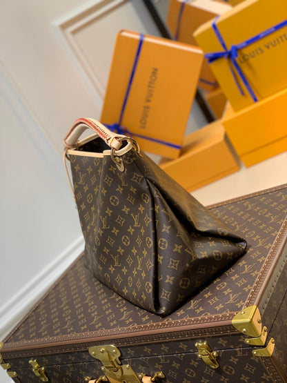 LOUIS VUITTON Monogram Delightful MM Pivoine 187884