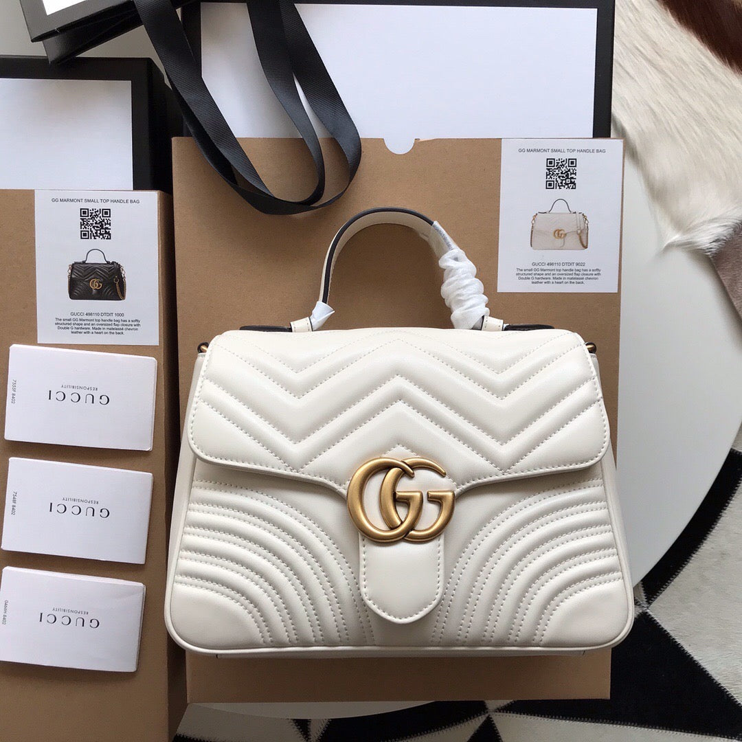 GG Marmont Small Top Handle Bag
