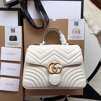 GG Marmont Small Top Handle Bag