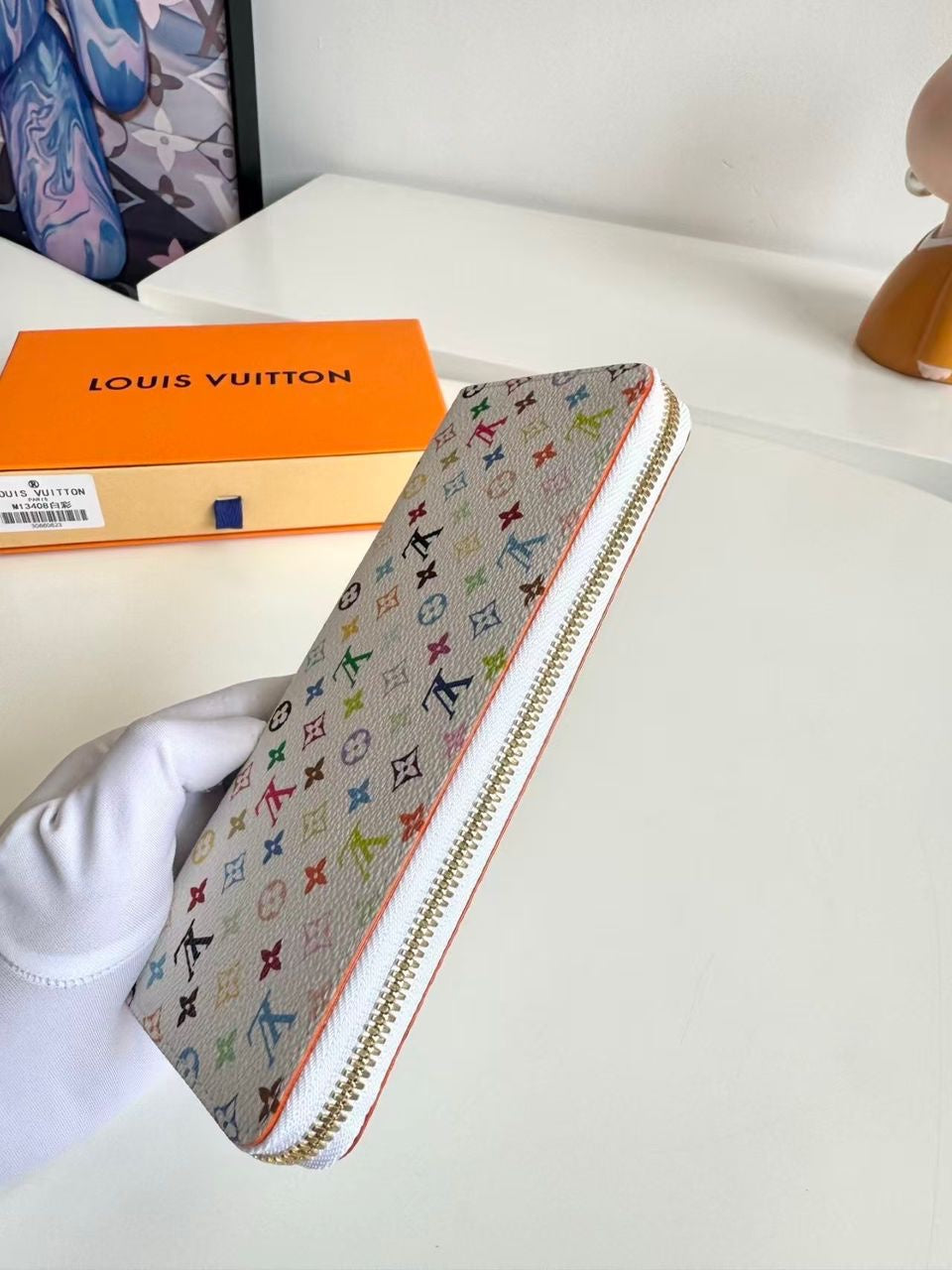 Louis Vuitton x Takashi Murakami Zippy Wallet