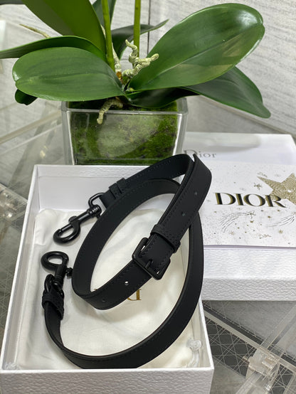 Dior Saddle Bag in Black with Black Hardware
