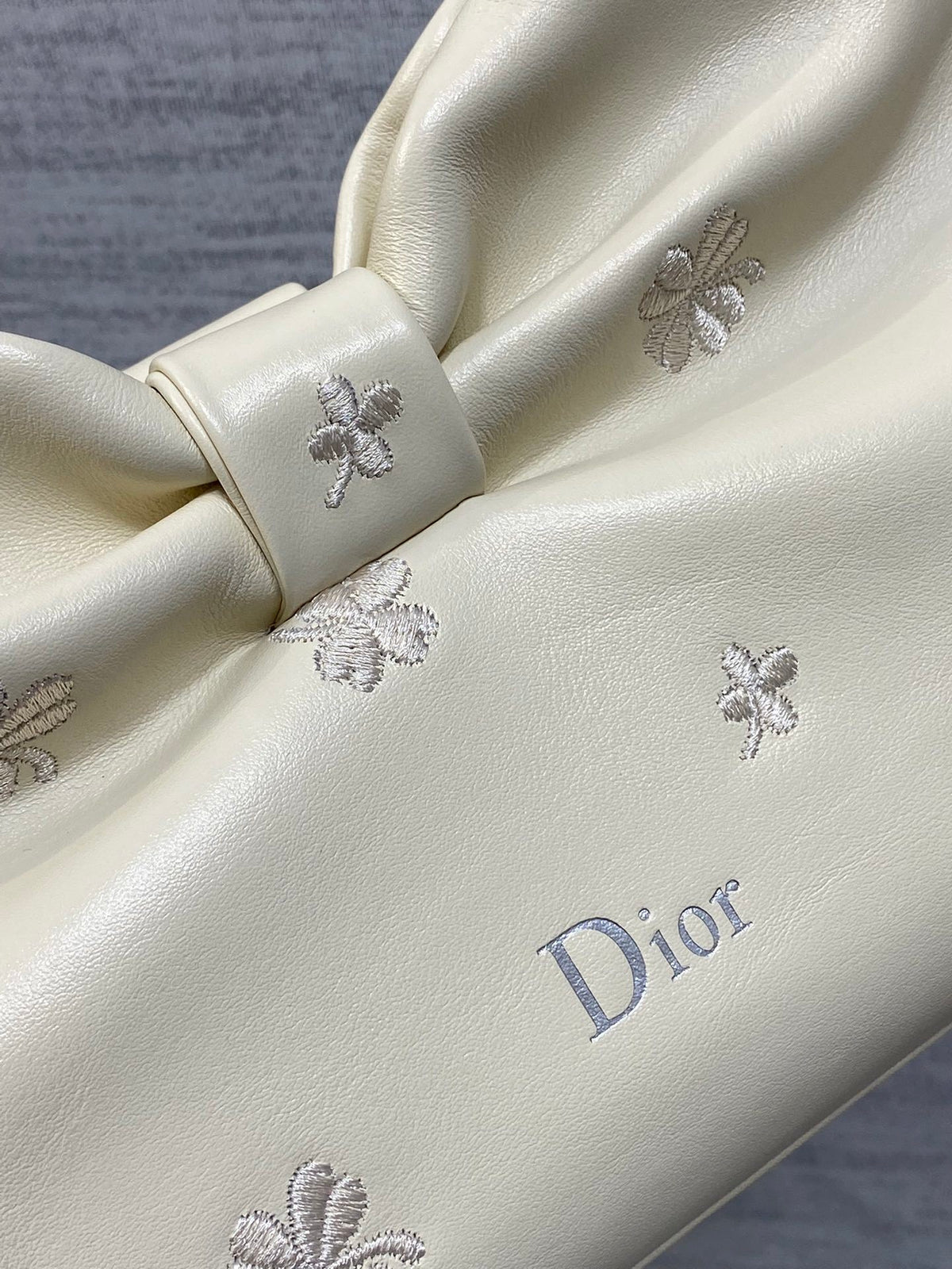 Dior Bow Bag Small Latte Lambskin