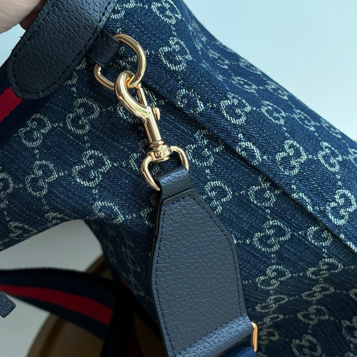 Gucci Giglio Tote Blue Top quality 1:1 Replica