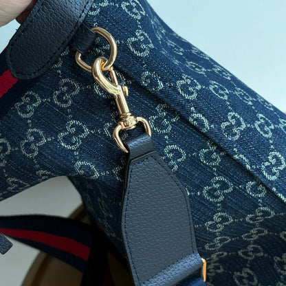 Gucci Giglio Tote Blue Top quality 1:1 Replica