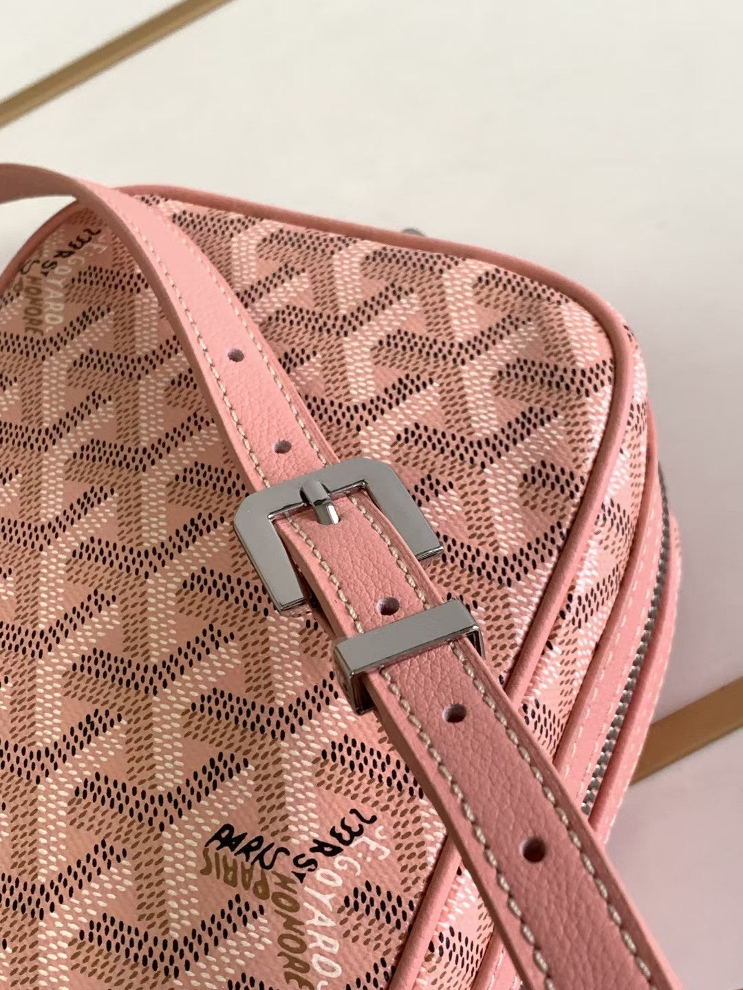 GOYARD Goyardine Sac Cap Vert Pink 1134560