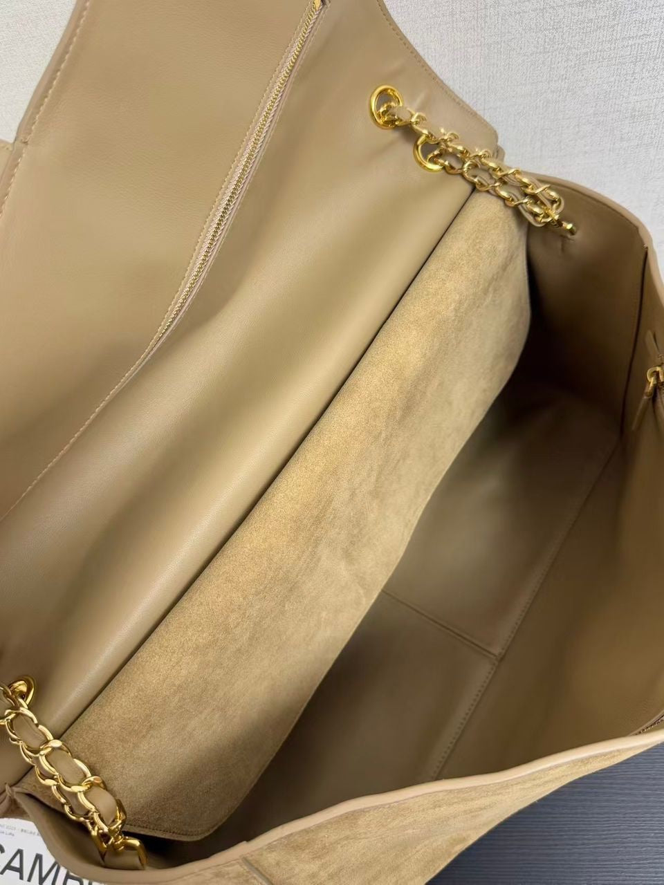 Chanel Suede Souplissimo Maxi Flap large
