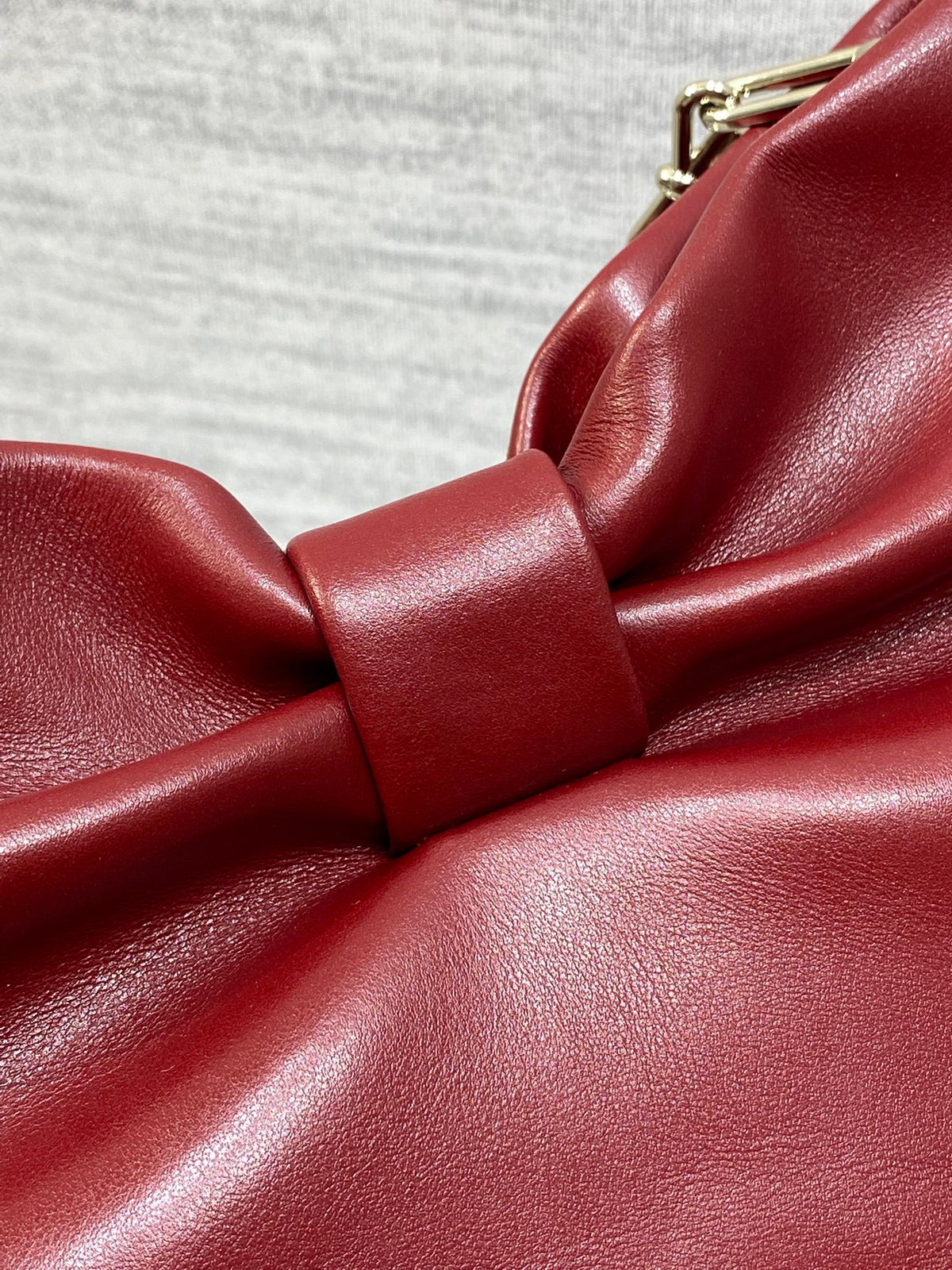 Dior Bow Bag Small Burgundy