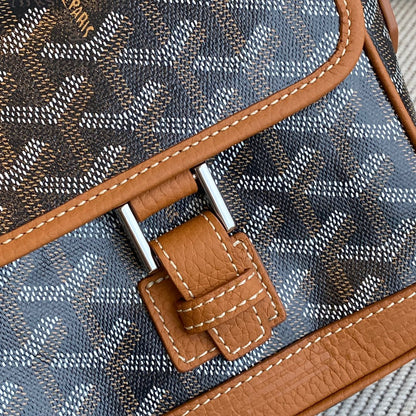 Goyard Black Coated Canvas Mini Cross-Body Bag