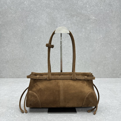 Prada Bonnie medium suede handbag for Women
